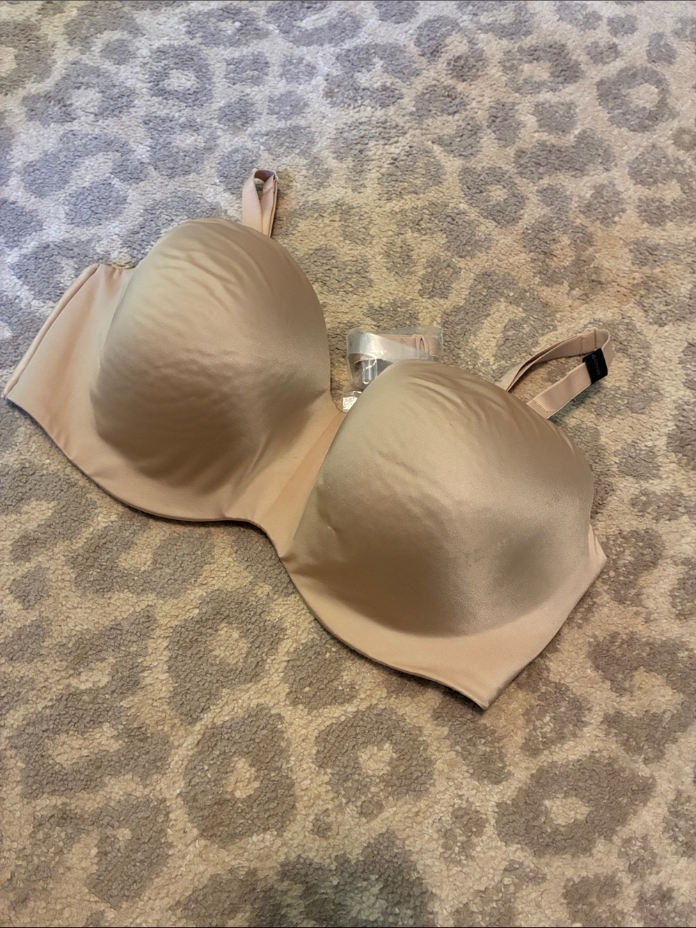 Soma Curvy Couture Lycra Bombshell Nude Tan Smooth Bra 44DDD